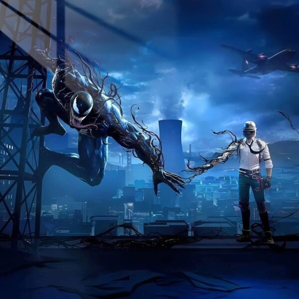 Venom Vs. Pubg Urban Night Blue