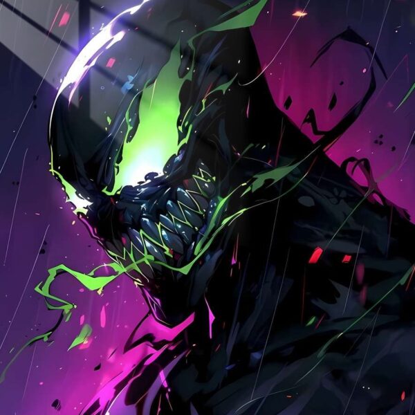 Venomized Rage Liquid Symbiote Purple, Green