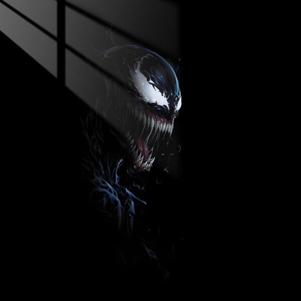 Venom'S Fangs Dark Art Black, Blue