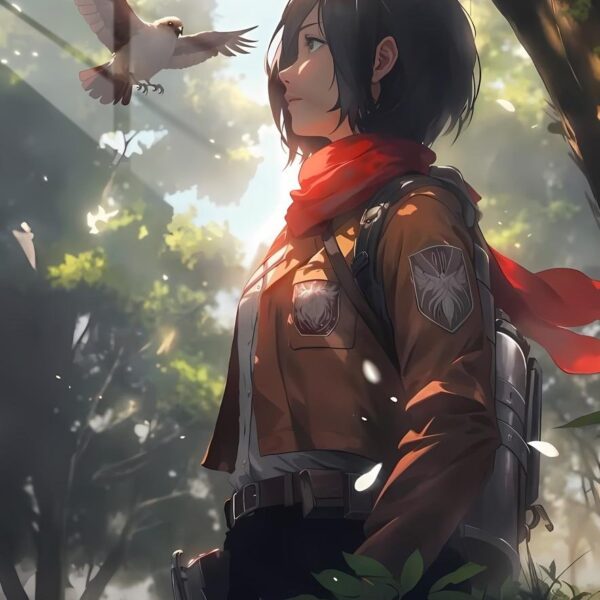 Wtf Bird Eren And Mikasa Forest Green