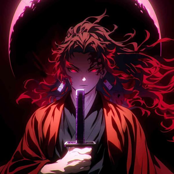 Yoriichi Crimson Moon Red