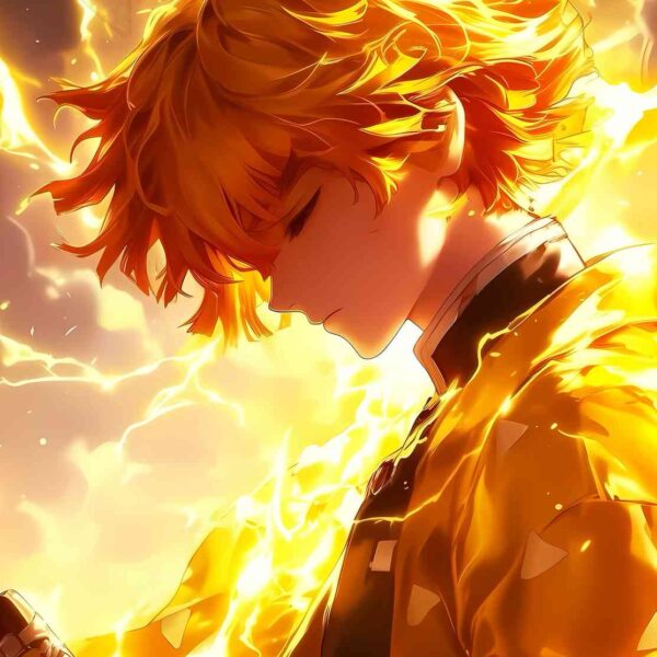 Zenitsu Agonizing Golden Lightning Yellow