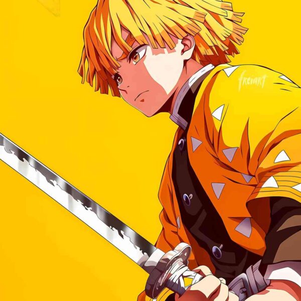 Zenitsu Determined Yellow
