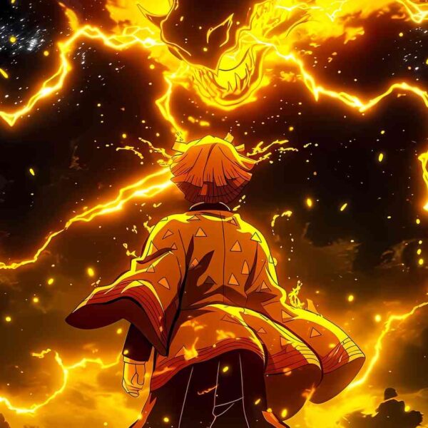 Zenitsu Fiery Dragon Yellow