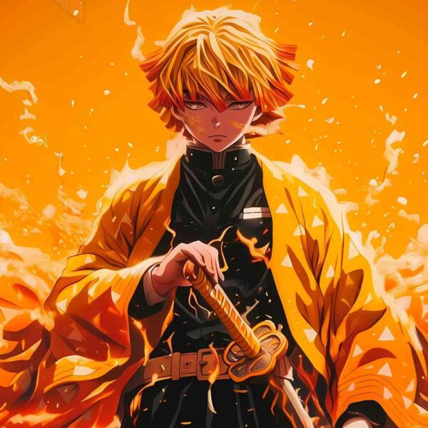 Zenitsu Fiery Orange