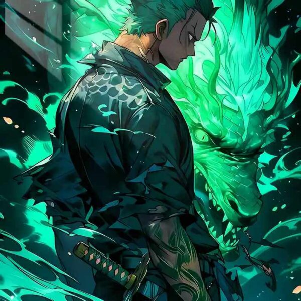 Zoro Dragon Style Green