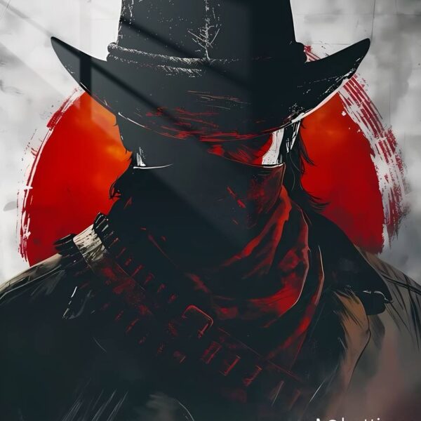 Arthur Blood Moon Red