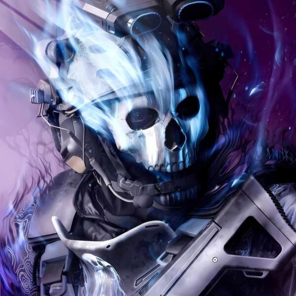 Burning Ghost Spectral Flame Blue, Purple