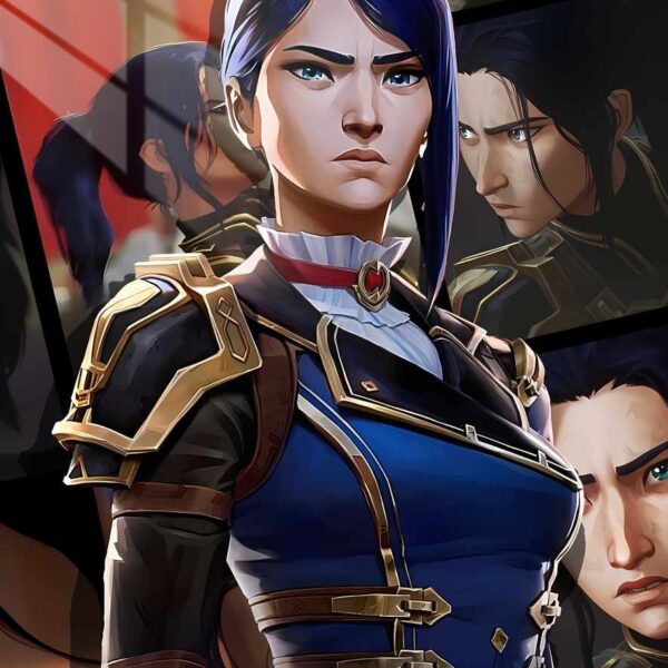 Caitlyn Regal Steel Blue, Gold
