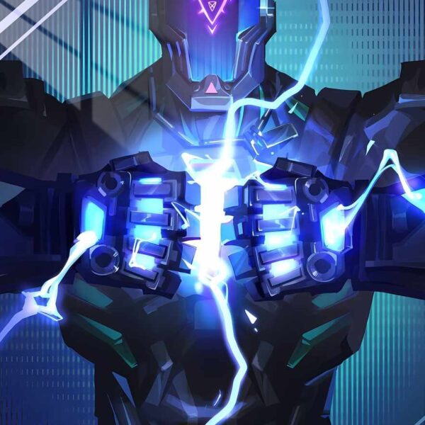 Chamber Overcharge Synthwave Blue