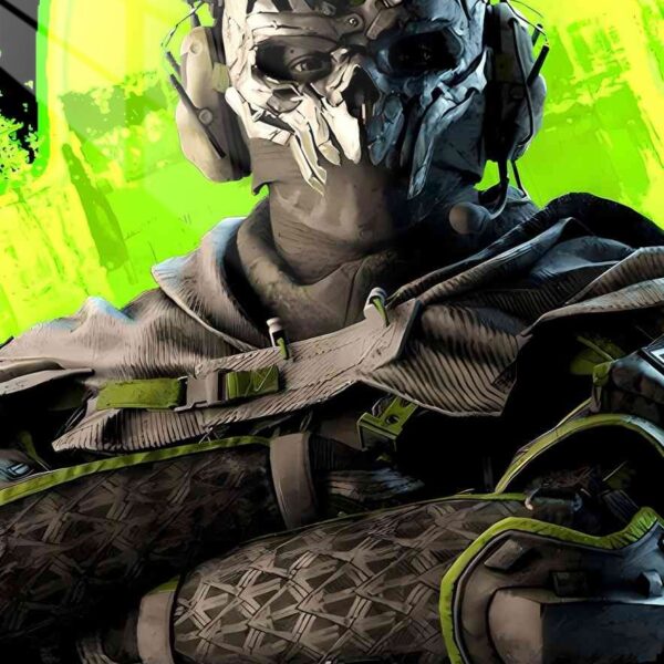 Ghost Grunge Cyberpunk Lime Green