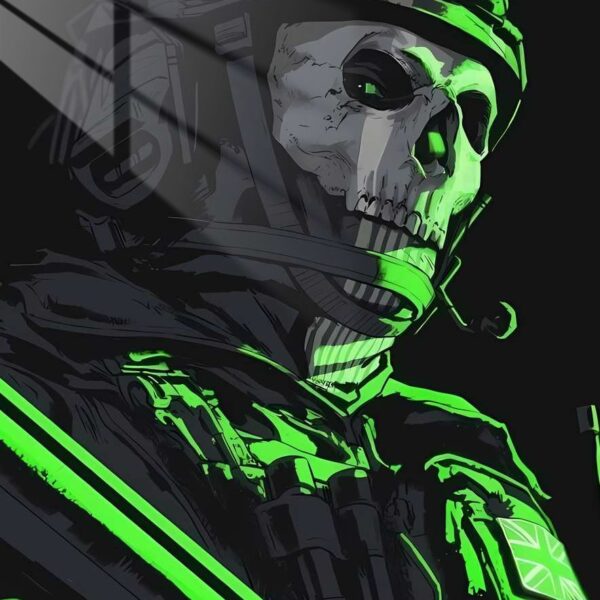 Ghost Neon Glowing Green