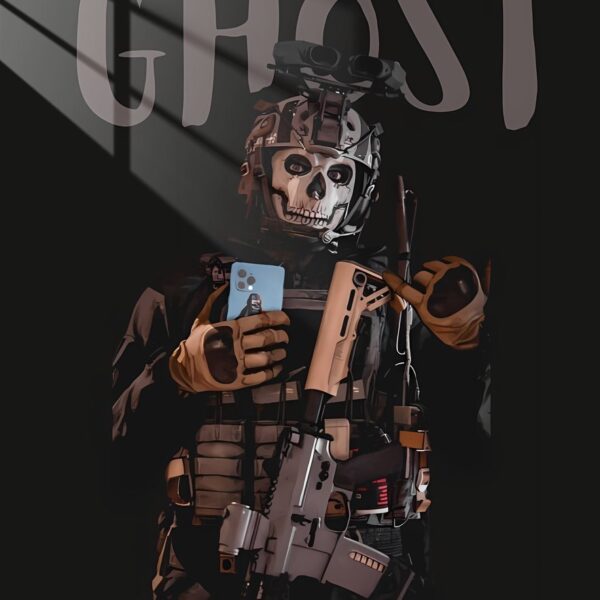 Ghost Selfie Digital Camo Dark Grey