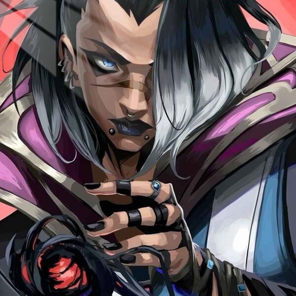 Glare Dark Anime Purple