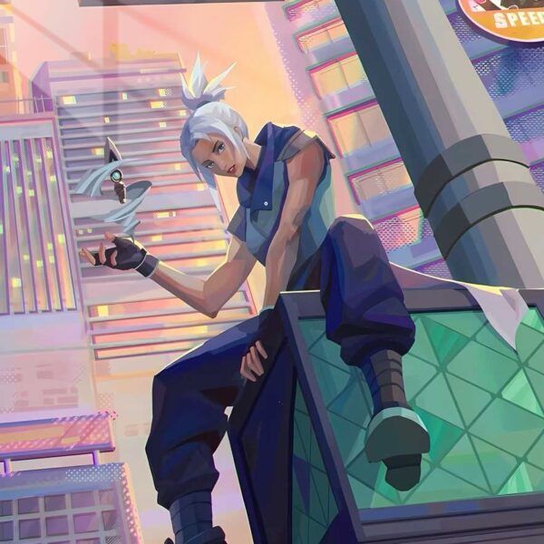 Jet Urban Stealth Anime Style Purple