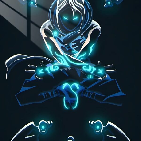 Jet'S Shadow Cyberpunk Teal