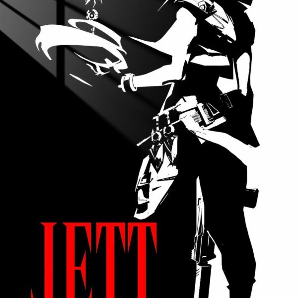Jett Blade Throw Black & Red