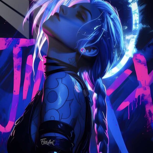 Jinx Cyberpunk Dream Blue Pink