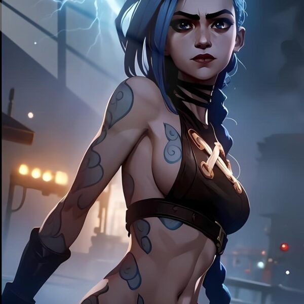 Jinx Electric Gaze Blue
