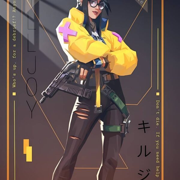 Killjoy Lockdown Geometric Gold