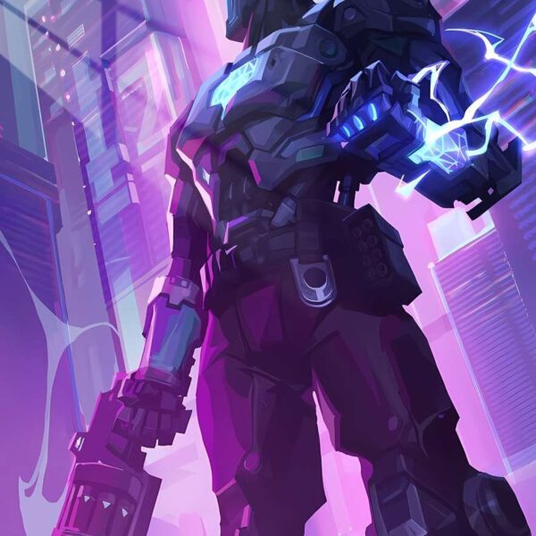 Kobra City Siege Cyberpunk Purple