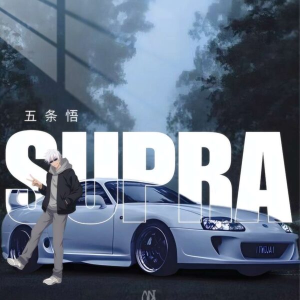 Mk4 Supra Anime Style Light Blue