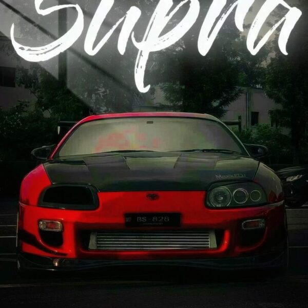 Mk4 Supra Night Stance Dark Ambiance Red