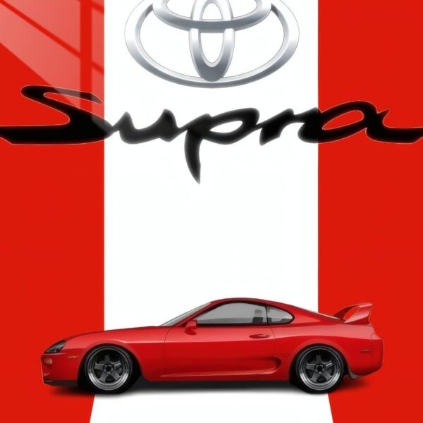 Mk4 Supra Profile Minimalist Red
