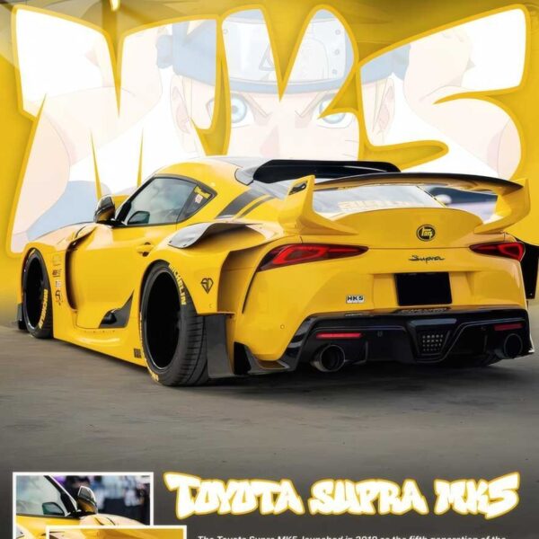 Mk5 Supra Anime Style Yellow