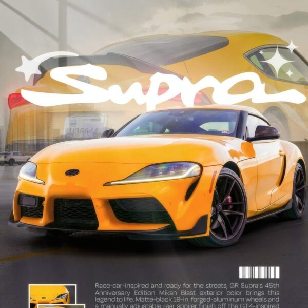 Mk5 Supra City Cruise Smooth Lines Yellow