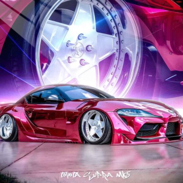 Mk5 Supra Cyberpunk Style Crimson