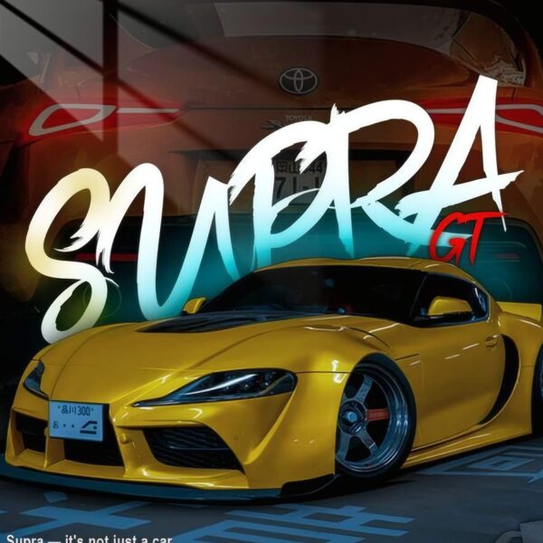 Mk5 Supra Cyberpunk Style Yellow