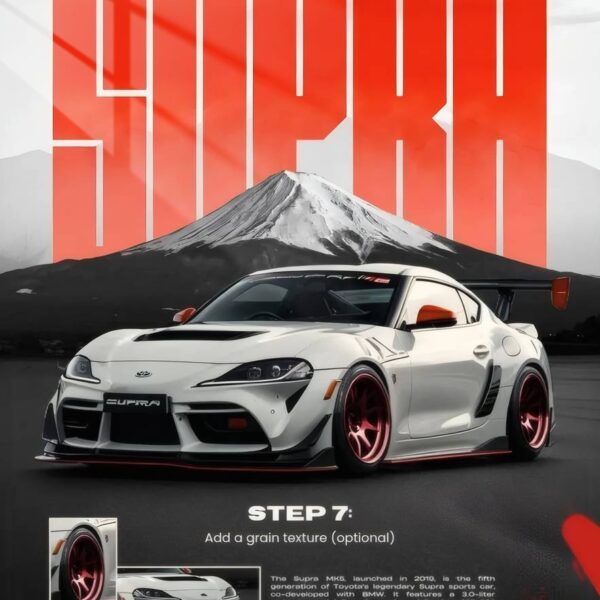 Mk5 Supra Mountain Pass Minimalist White