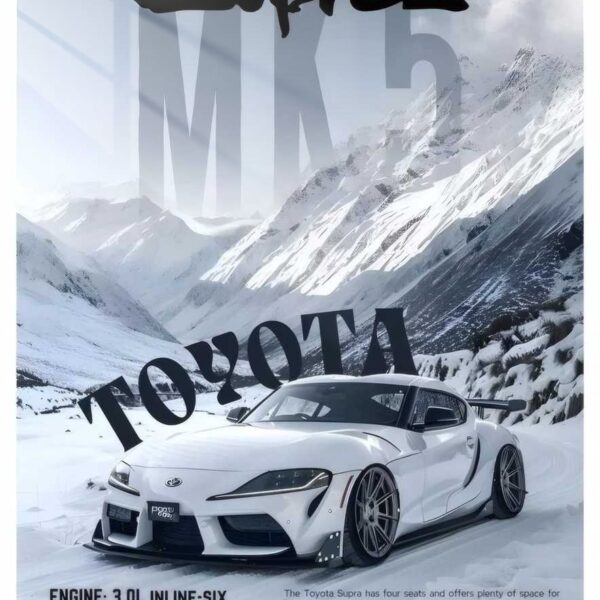 Mk5 Supra Snow Drive Minimalist White