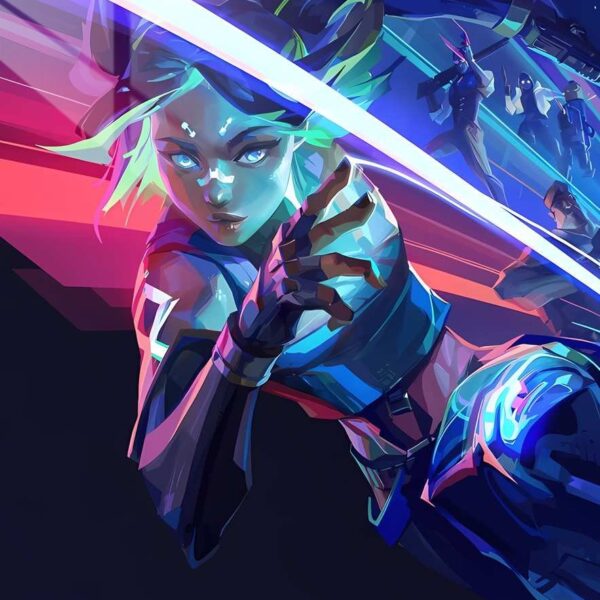 Neon Cyberpunk Teal