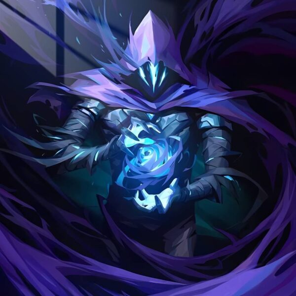 Omen Shadow Embrace Dark Fantasy Purple