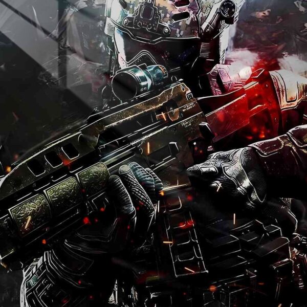 Operator Combat Ready Red, Black
