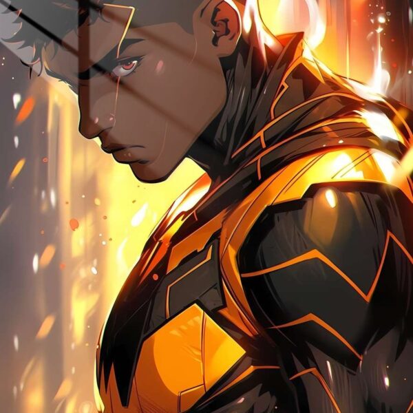 Phoenix Inferno Comic Book Orange