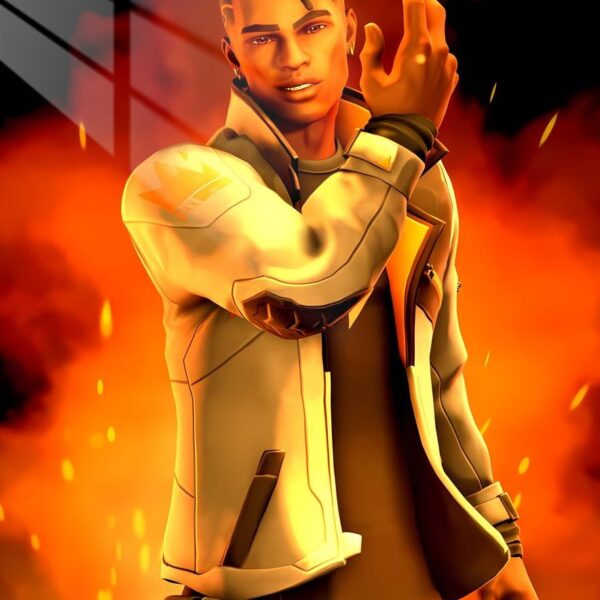 Phoenix Inferno Dramatic Lighting Amber
