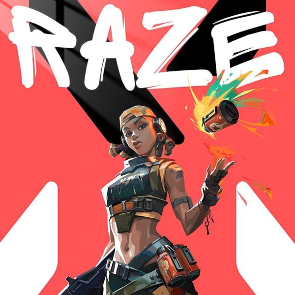 Raze Blast Bold Lines Coral