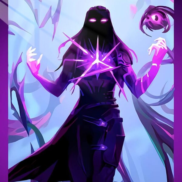 Reyana'S Embrace Abstract Purple