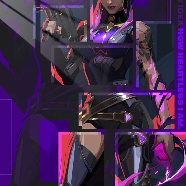 Reyna Collage Purple