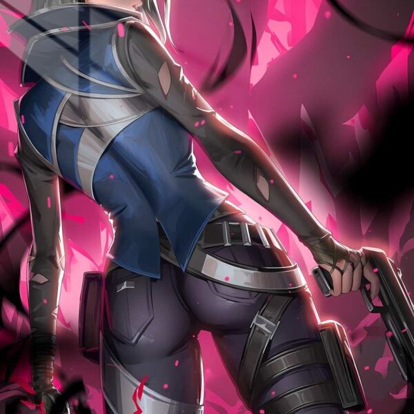 Reyna Crimson Shadow Anime Style Pink