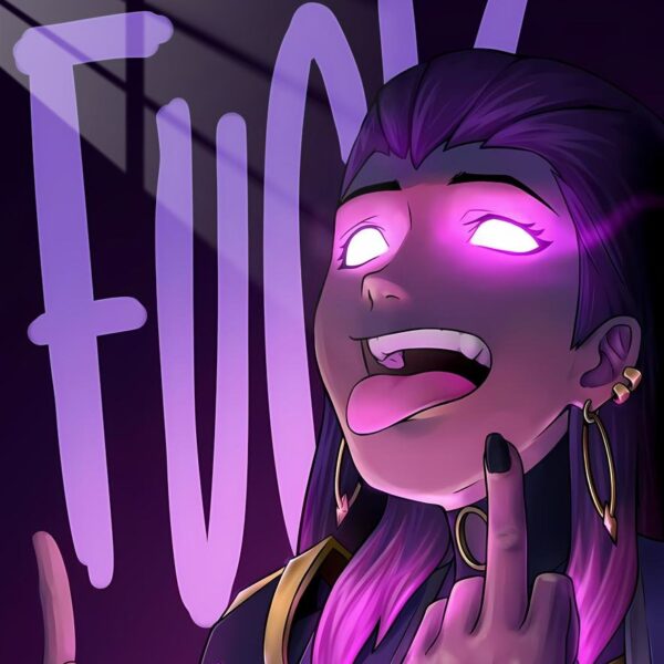 Reyna Glowing Eyes Purple