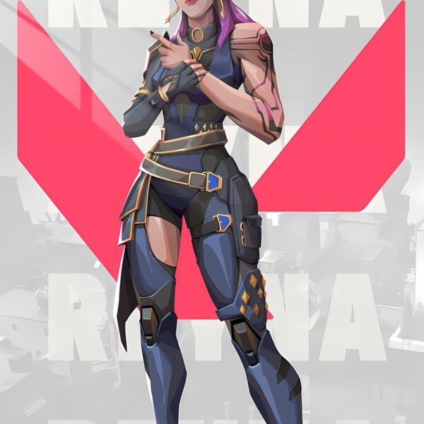 Reyna Regal Stance Purple & Gold