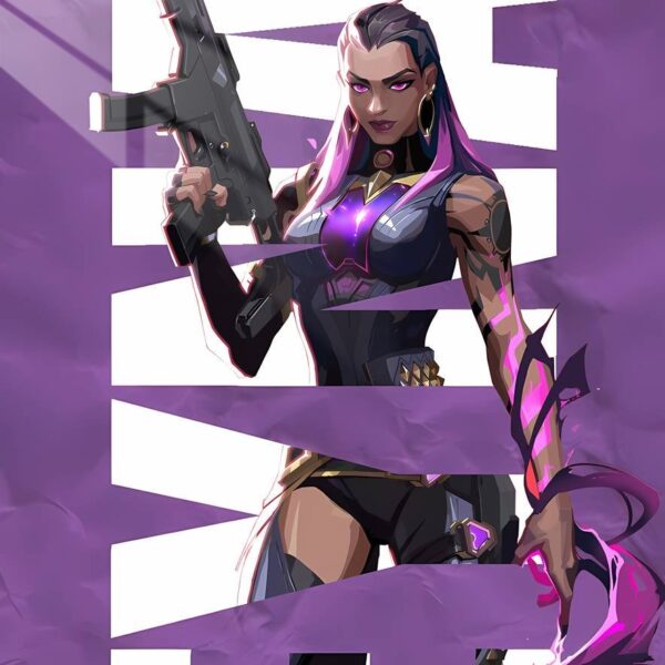 Reyna Sharp Line Purple
