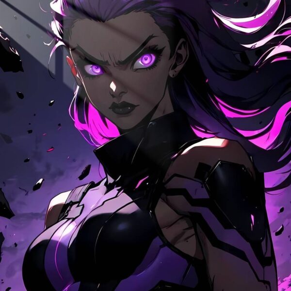 Reyna'S Glare Anime Style Purple
