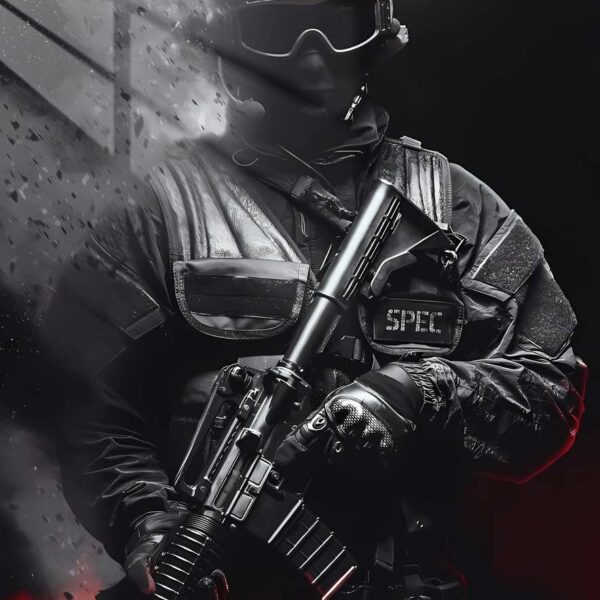 Specops Gritty Realism Red & Black