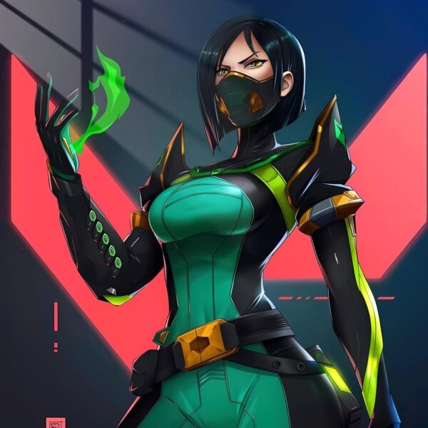 Sage'S Healing Touch Cyberpunk Teal