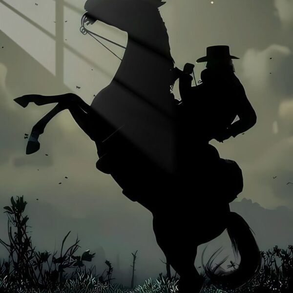 Silhouette Rider Dramatic Grey
